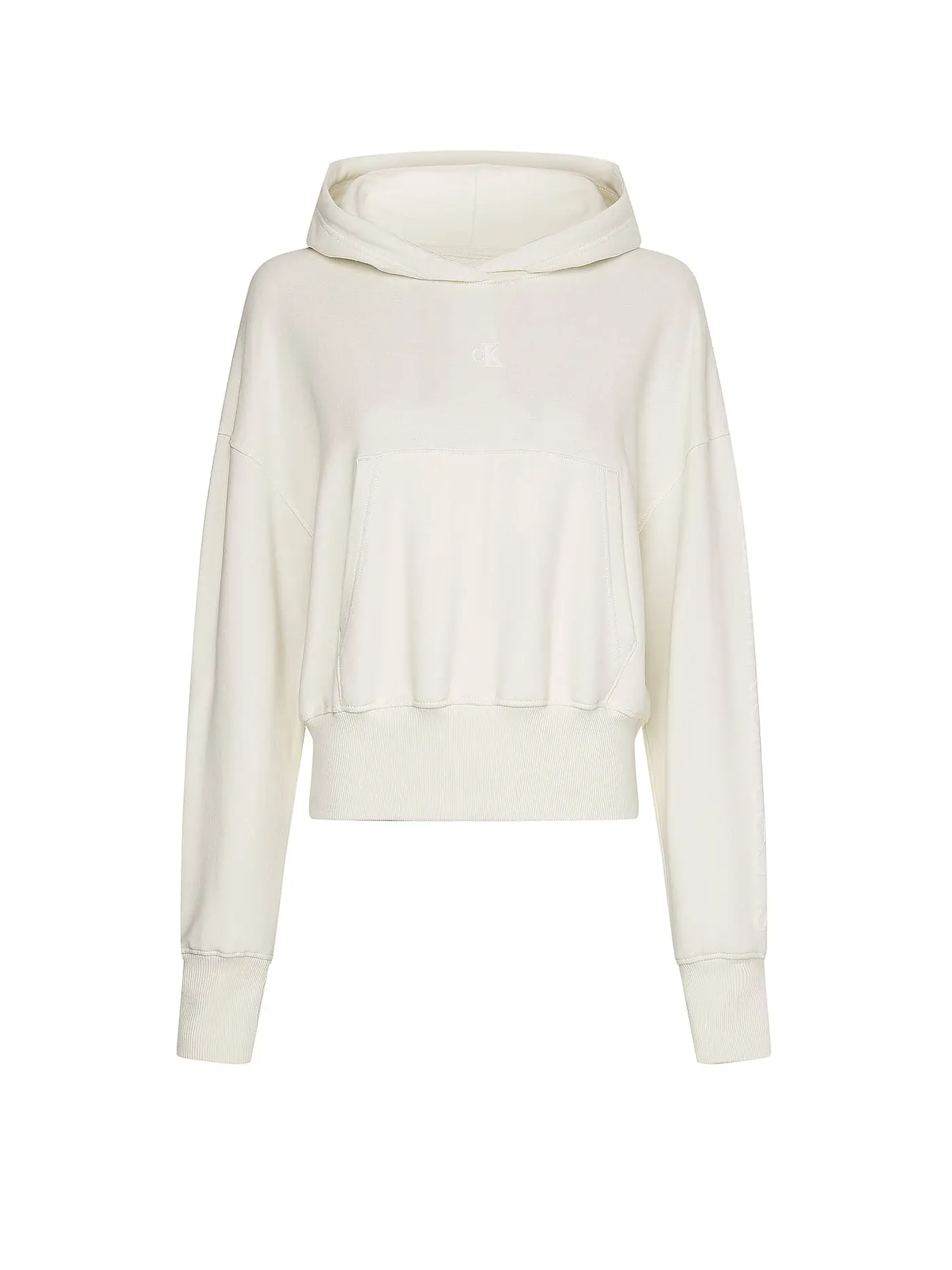 CALVIN KLEIN JEANS | Kapuzensweater - Hoodie | creme